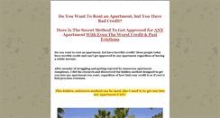 Desktop Screenshot of no-credit-check-apartments.com